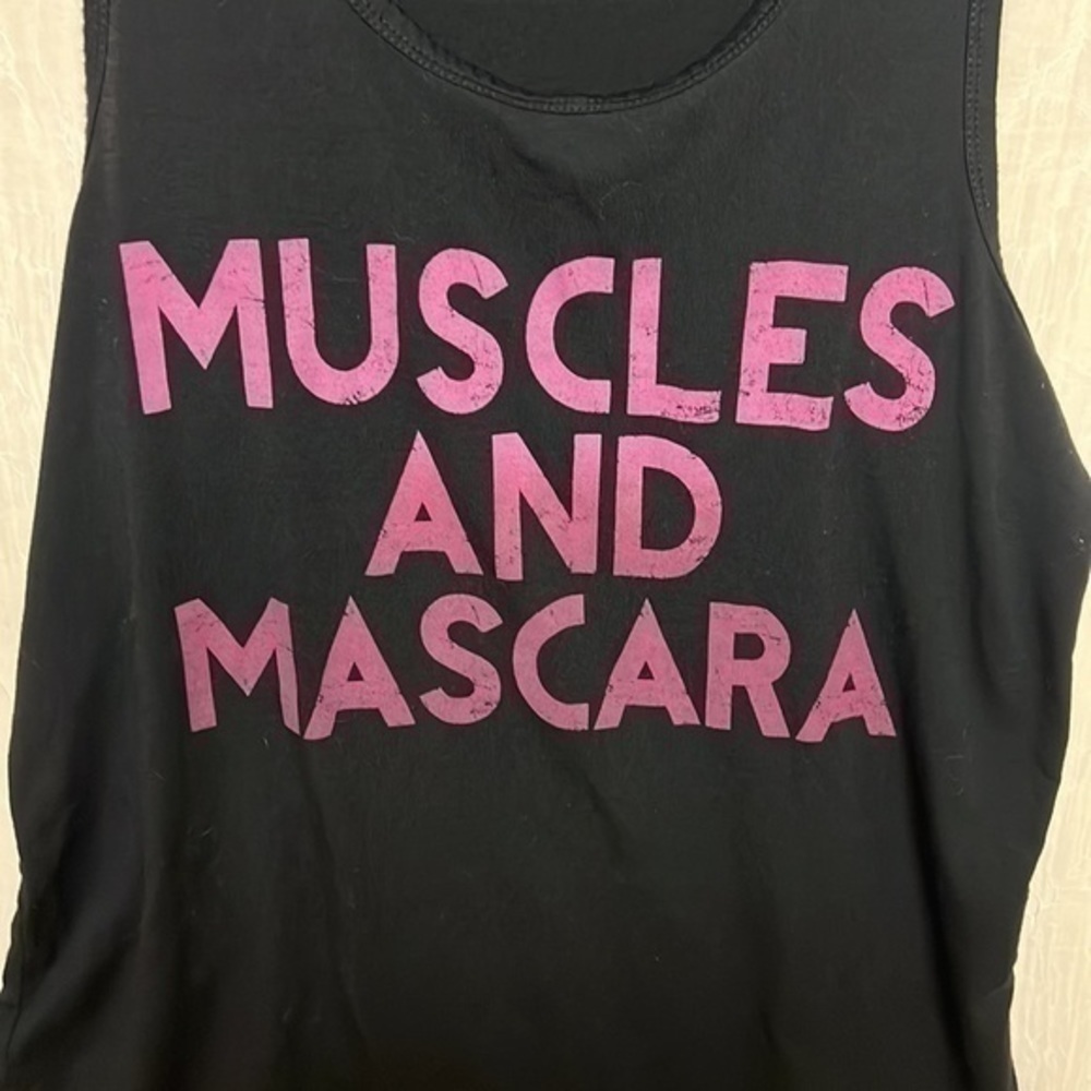 Target Tank Top, Size L, Juniors, Workout Tank, Black & Purple - Picture 4 of 4